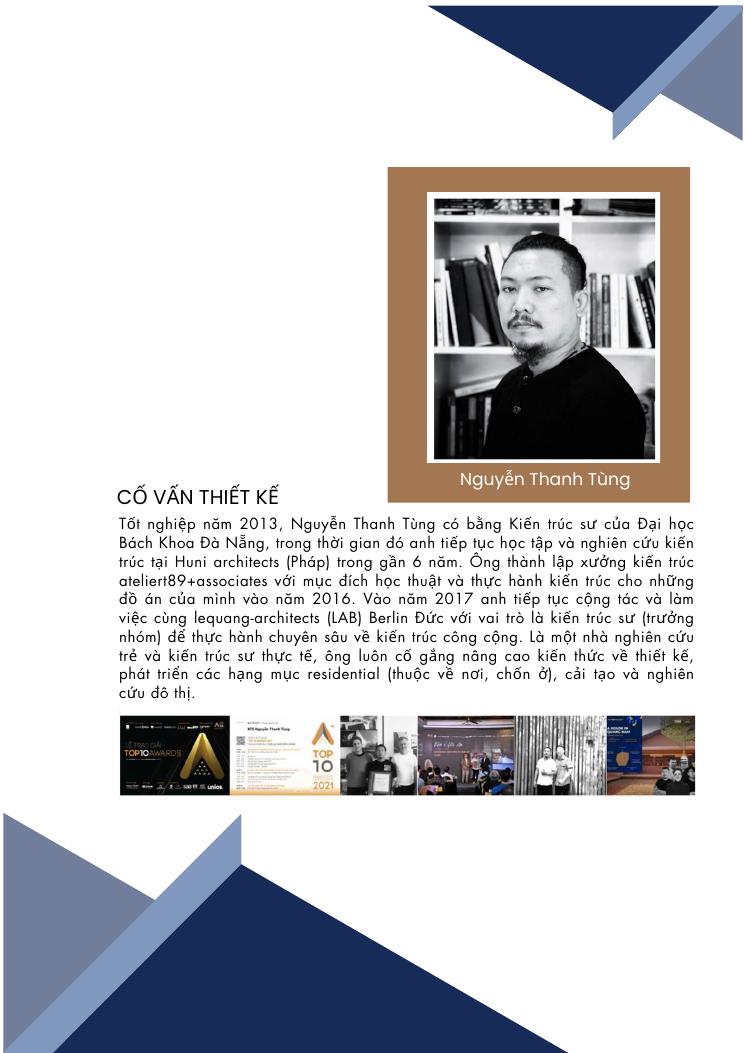 Cố vấn thiết kế Nguyễn Thanh Tùng